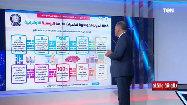 كيف تواجه الدولة المصرية تداعيات الأزمة الروسية الأوكرانية؟ .. الديهي يشرح بالأرقام