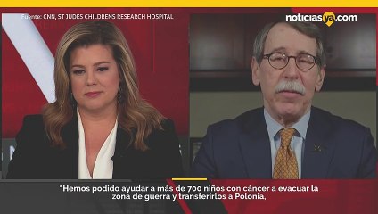 El presidente de St Jude 'ayudó a 700 niños con cáncer a evacuar de Ucrania'