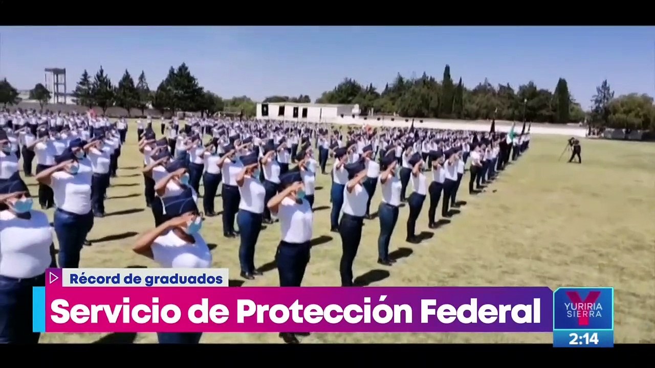 Servicio de Protección Federal (SPF) reporta récord de graduados