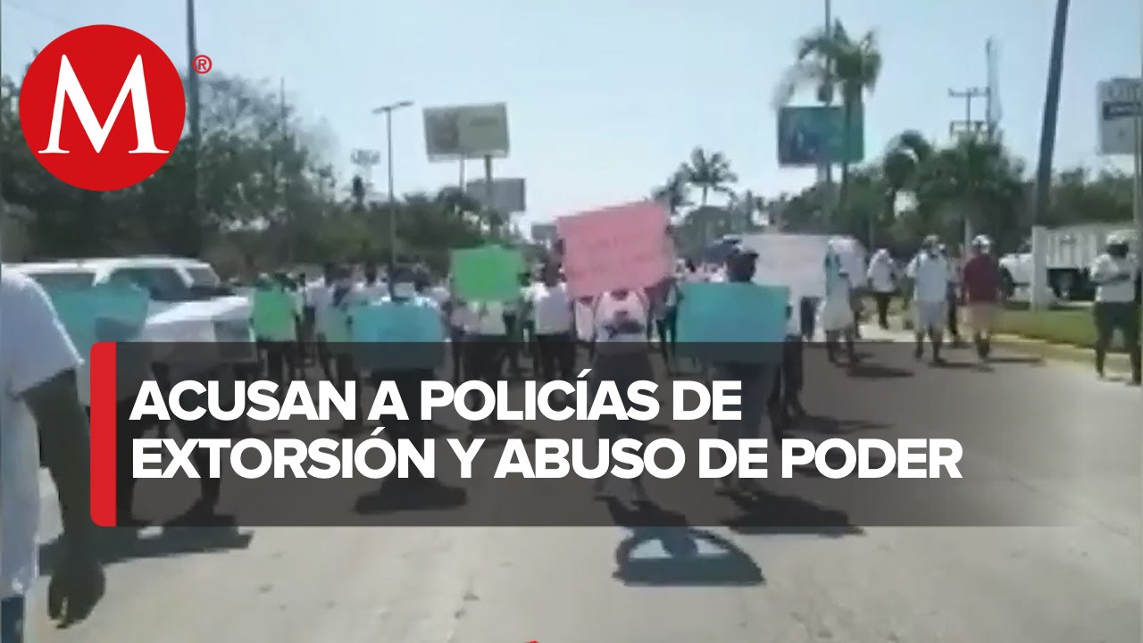 Habitantes de Guerrero marchan contra abusos policíacos