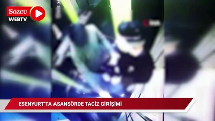 Esenyurt’ta asansörde taciz girişimi