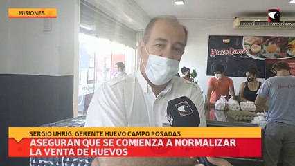 Aseguran que se comienza a normalizar la venta de huevos