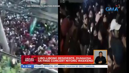 Libo-libong residente, dumagsa sa free concert nitong weekend sa Cebu City Sports Center | UB
