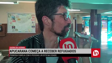 Apucarana recebe a primeira família de refugiados da guerra na Ucrânia