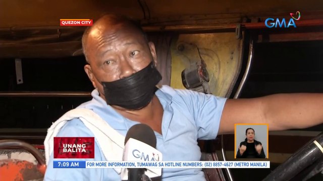 Ilang tsuper ng jeep, humabol magpagas kagabi bago ang taas-singil ngayong araw | UB