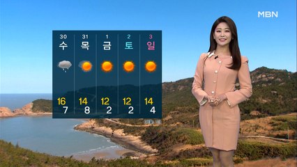 [굿모닝MBN 날씨] 내일 전국에 봄비…오늘도 큰 일교차 유의