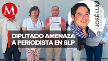 Periodista denuncia a el ex diputado José Luis Romero por amenazas