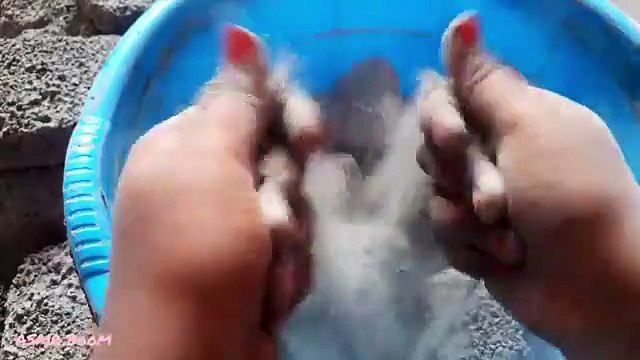 Super Gritty Concrete Sand Cement Dry Crumble Cr: ASMR BooM