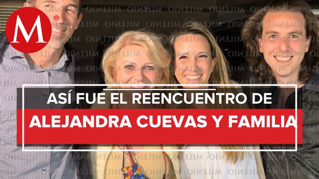 Entre abrazos y lágrimas: así fue el reencuentro de Alejandra Cuevas con sus hijos
