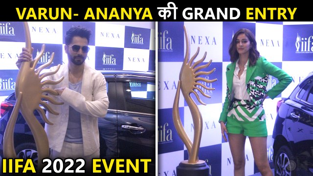 Varun Dhawan-Ananya's Most STYLISH Entry At IIFA Press Conference 2022