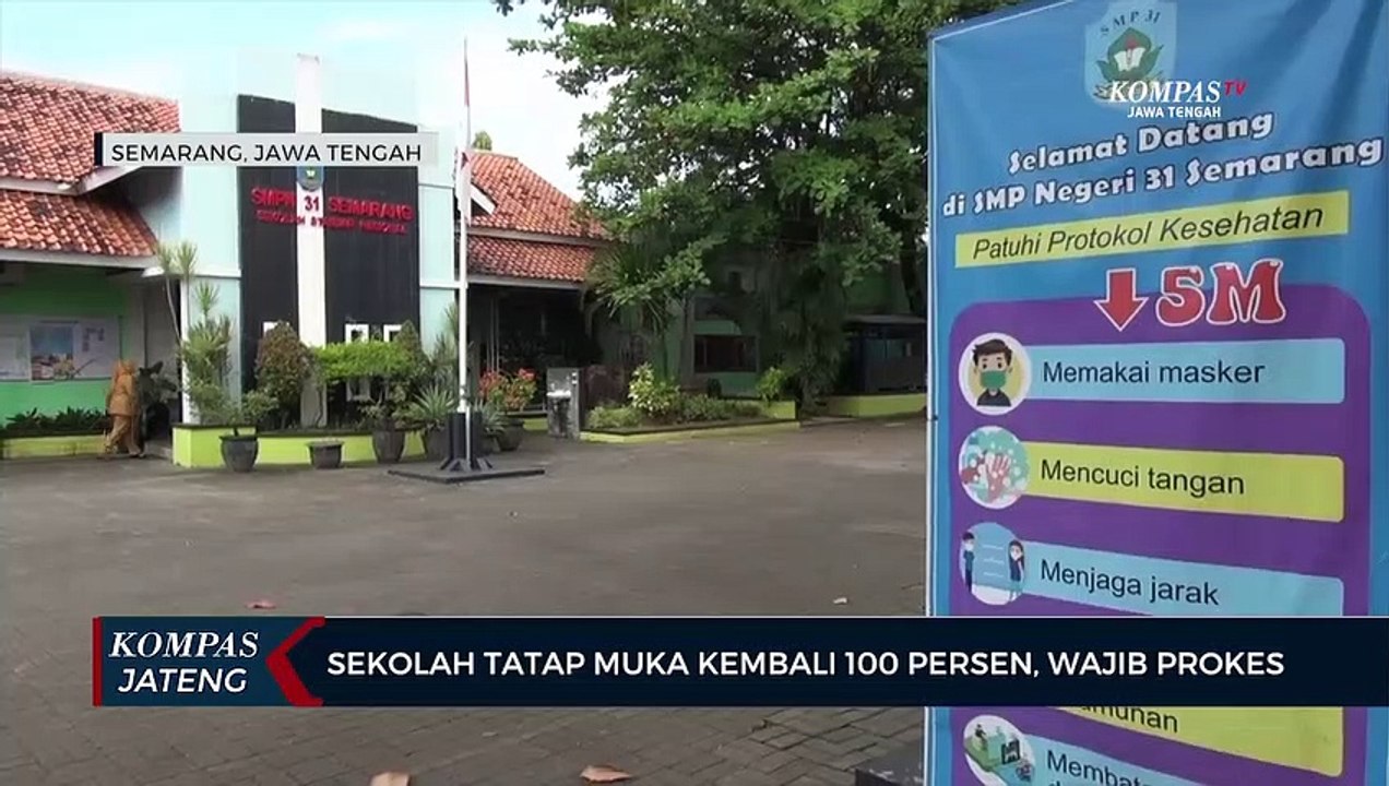 Sekolah Tatap Muka Kembali 100 Persen, Wajib Prokes