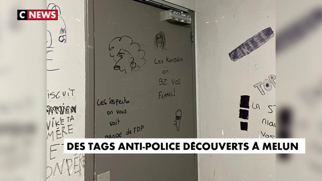 Des tags anti-police découverts à Melun