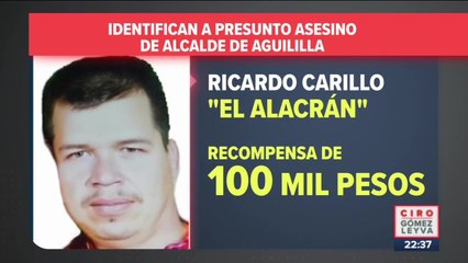 Fiscalía ofrece recompensa por asesino del alcalde de Aguililla