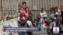 Llegan más de 300 ucranios a Tijuana para pedir asilo en EU