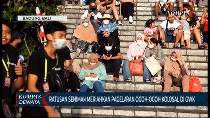 Ratusan Seniman Meriahkan Pagelaran Ogoh-Ogoh Kolosal di GWK