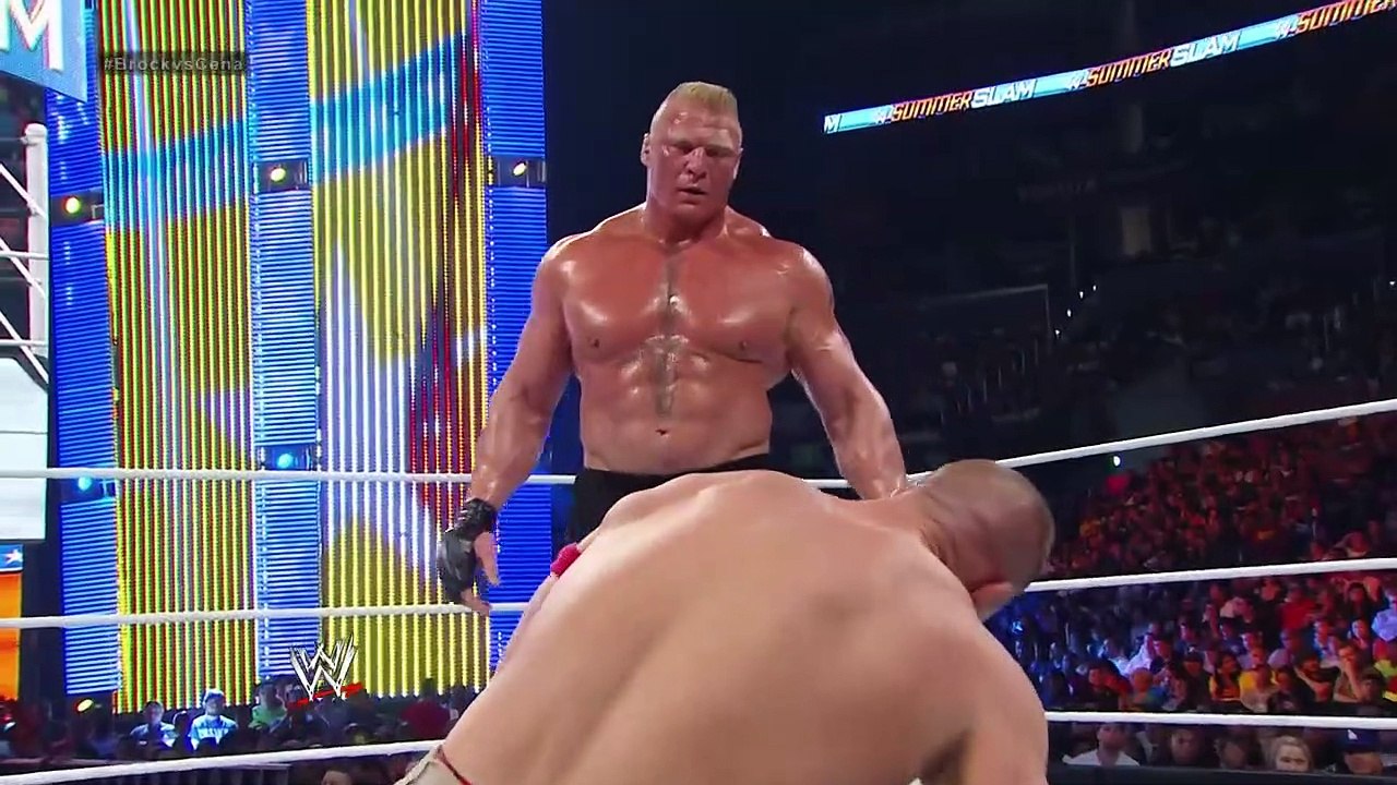 WWE Full Match: Lesnar vs. Cena, SummerSlam 2014  S2