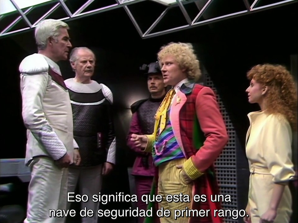 Doctor Who clásico Temporada 23 episodio 9 "Terror of the Vervoids part 1" (subtítulos en español)