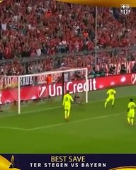 La brutal parada de Ter Stegen que le vale un Oscar / FCB