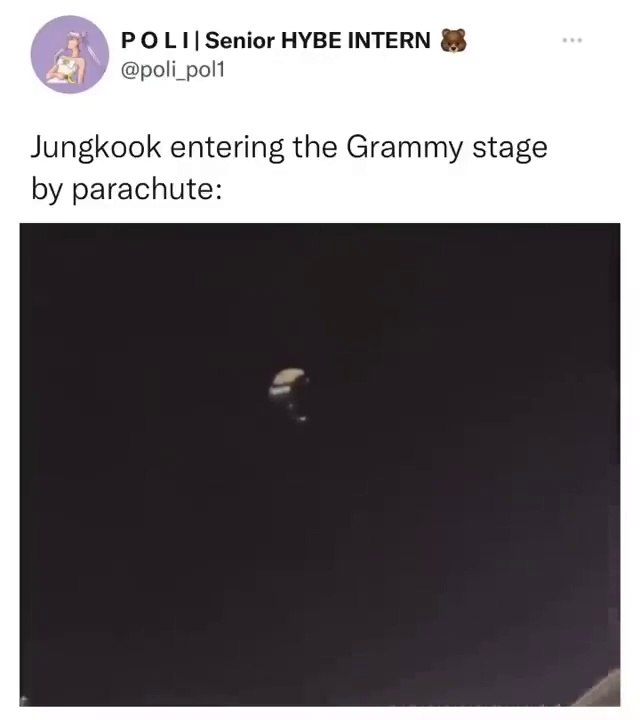Jungkook_entering_the_Grammy_stage_by_parachute_last year