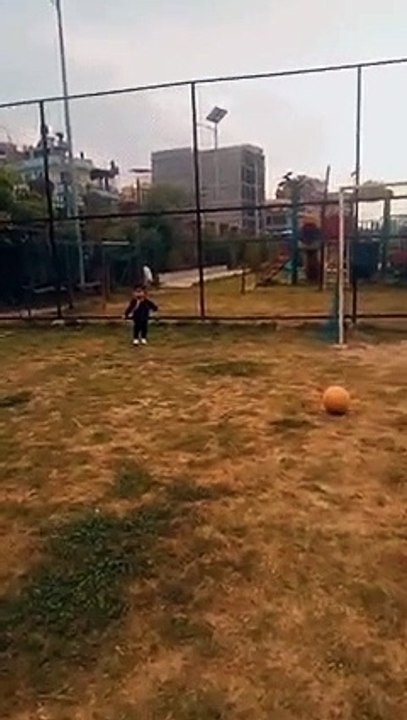 playing Football