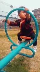 playing games cute baby boy