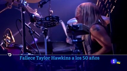 MUERE TAYLOR HAWKINS, BATERÍA de FOO FIGHTERS  RTVE Noticias