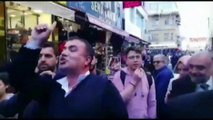 Adana'da Davutoğlu'na tepki