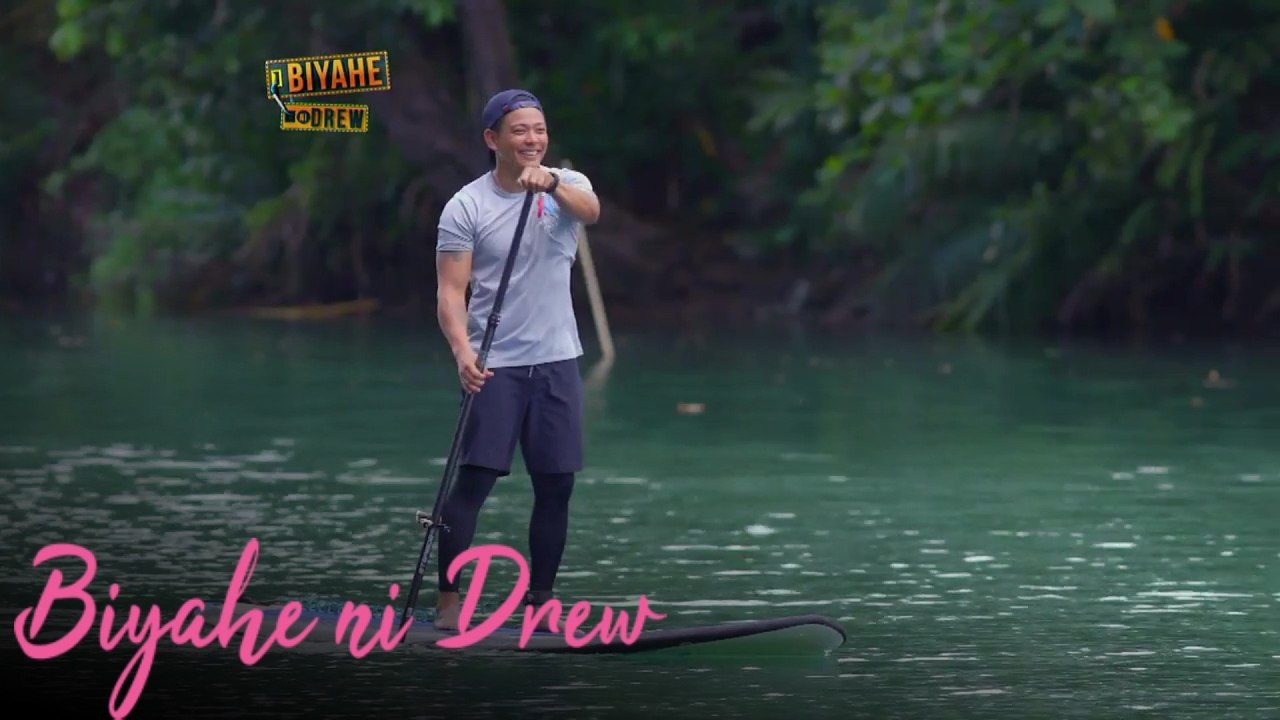 Biyahe ni Drew: Paddle boarding, sinubukan ni Biyahero Drew!
