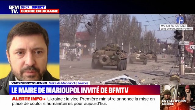 Vadym Boytchenko, maire de Marioupol: 100.000 habitants sont encore dans la ville
