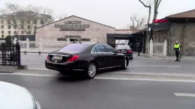 Rus heyeti görüşme için Dolmabahçe'de