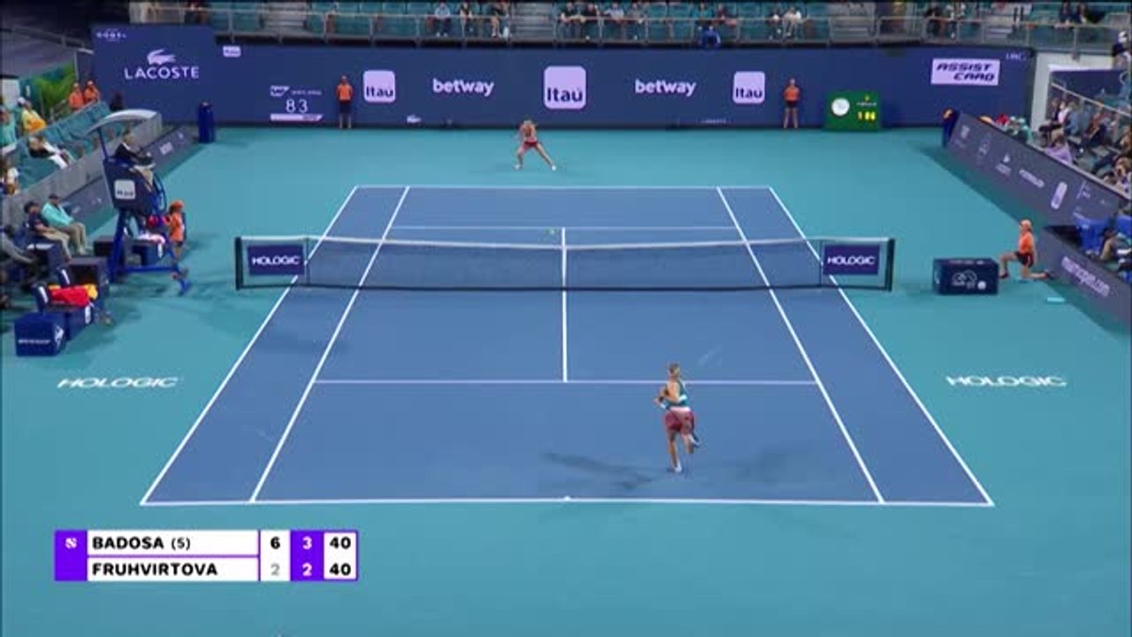 Highlights: Badosa gewinnt mit Monster-Rally