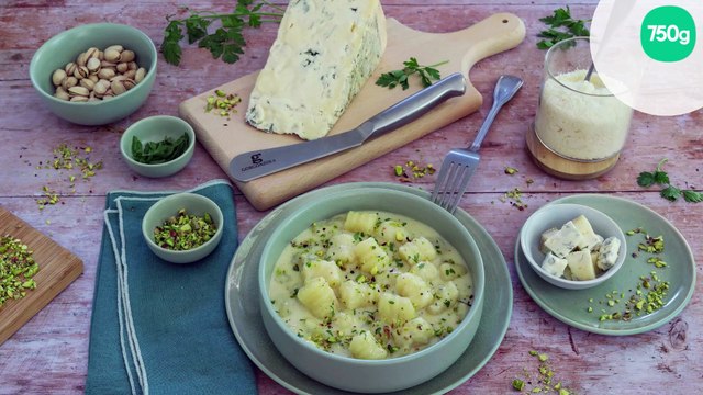 Gnocchi au Gorgonzola AOP et pistaches grillées