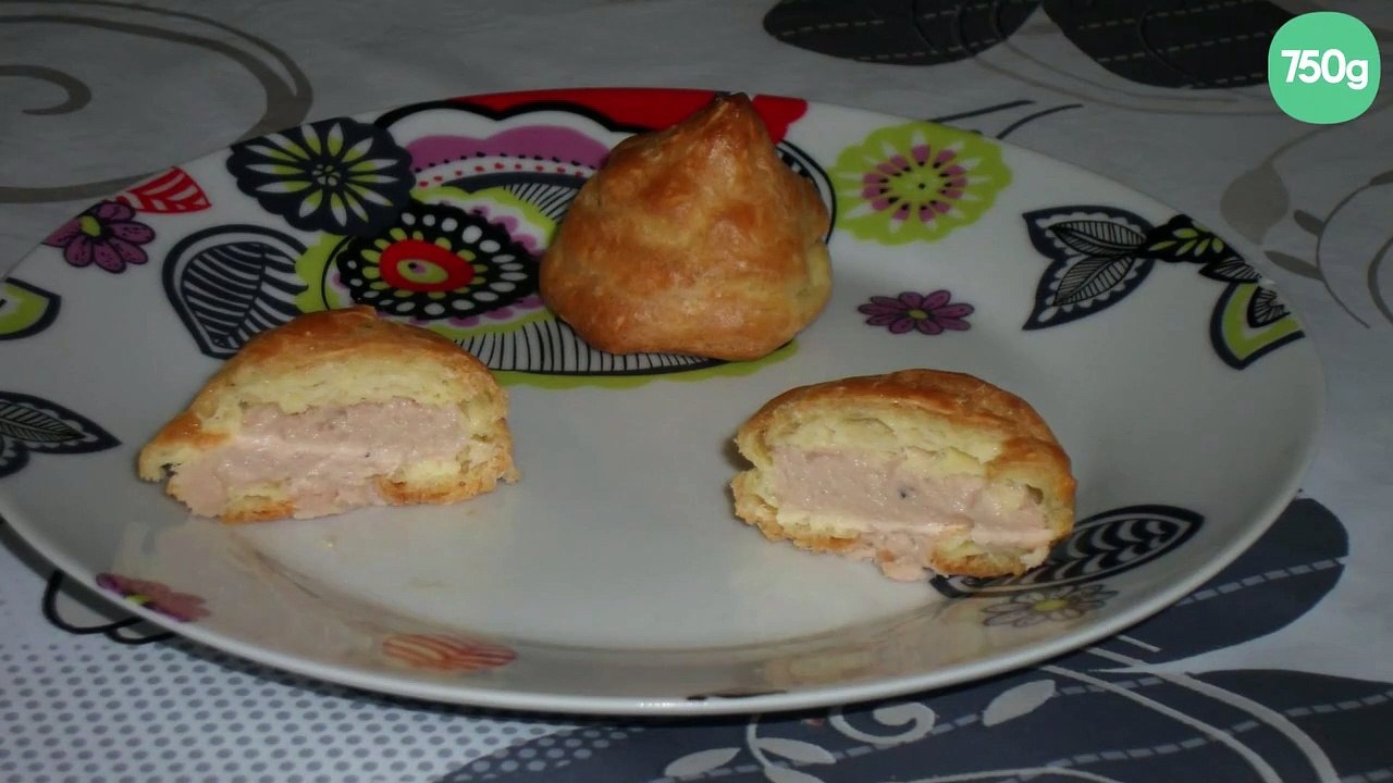 Gougères farcies thon mayonnaise