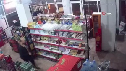 Markette ilginç hırsızlık