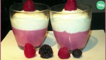 Mousse fruits rouges et chocolat blanc