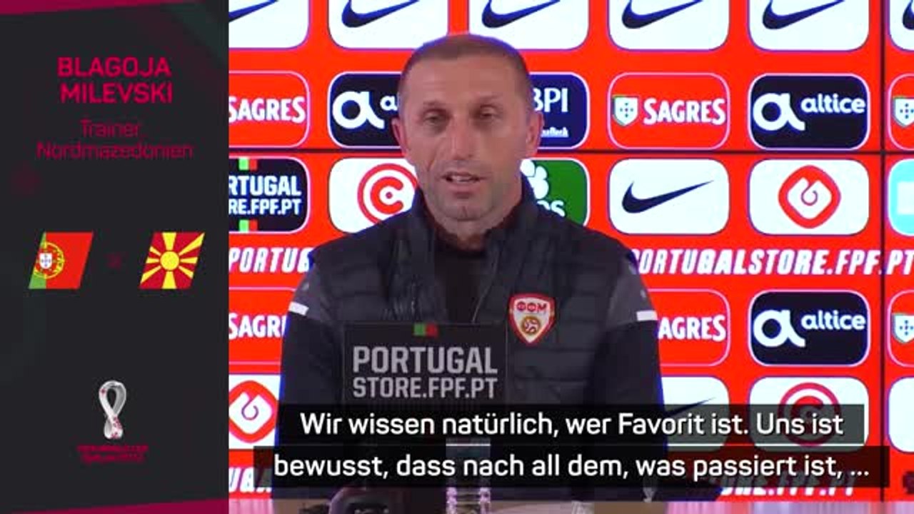 Milevski vor portugal: “nicht durch zufall hier”