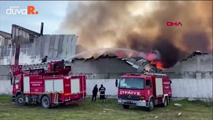 Osmaniye’de geri dönüşüm fabrikasında yangın