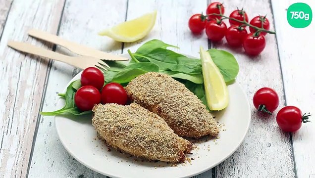 Filets de poulet en croûte de moutarde et épices