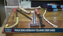 Petugas Gabungan Razia Lapas, Temukan Benda Tajam di Ruang Tahanan