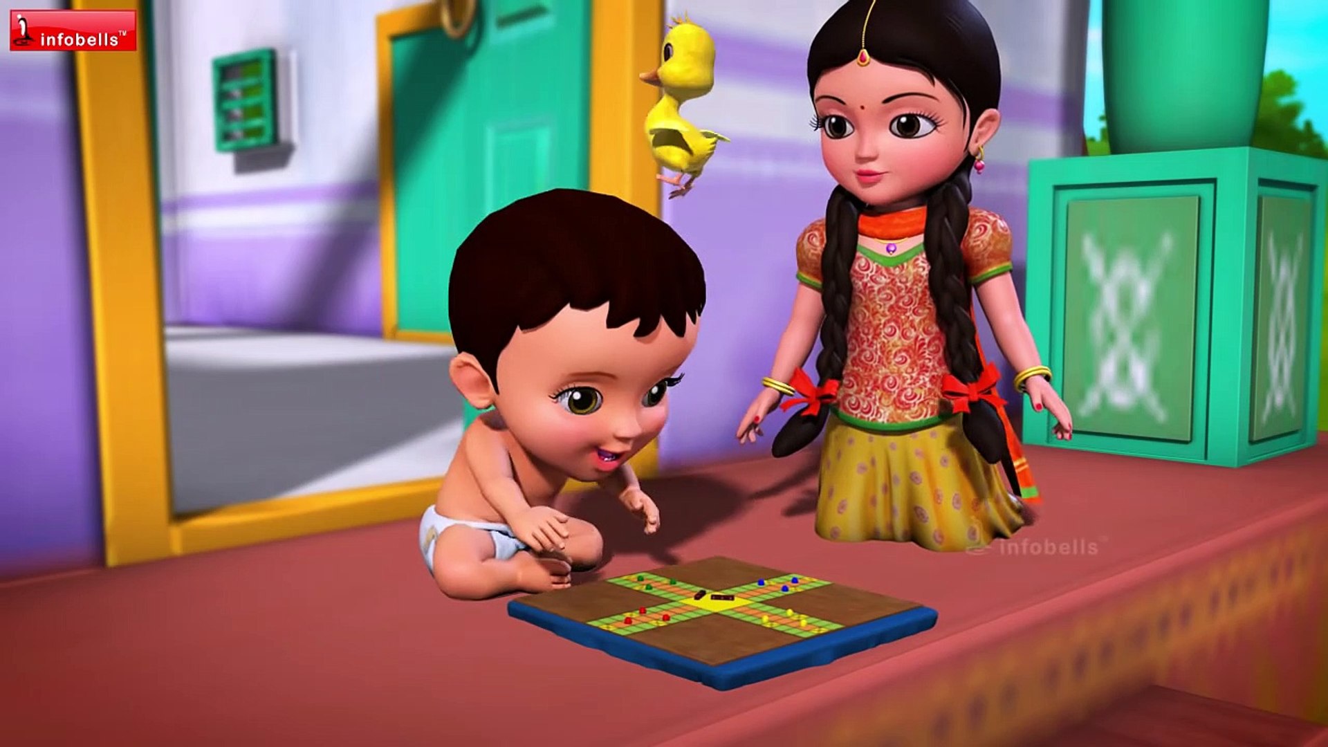 కువా కువా బాతు Telugu Rhymes for Children Infobells - Vidéo Dailymotion