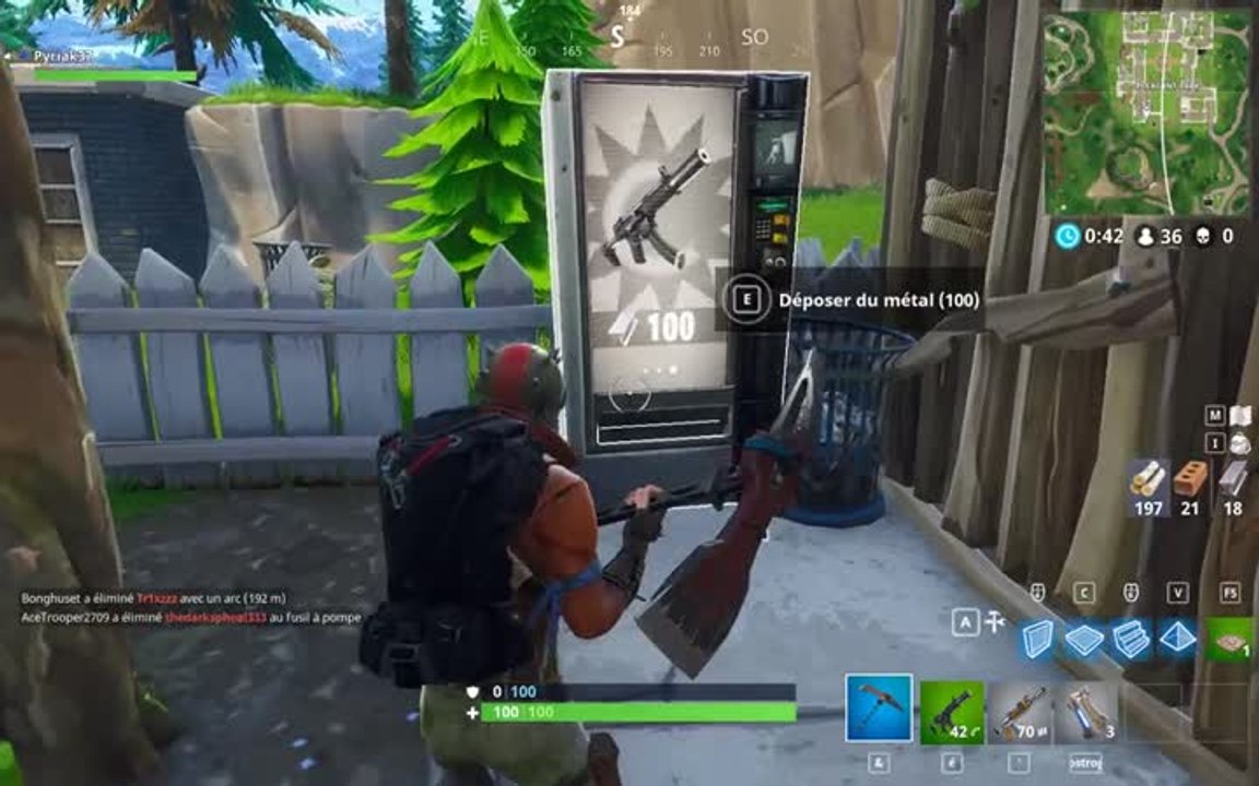 distributeur Fortnite