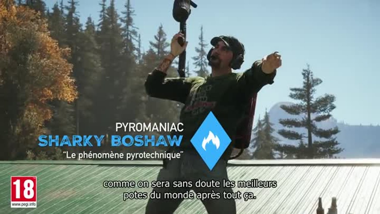 Far Cry 5 Sharky Boshaw Mercenaire Trailer