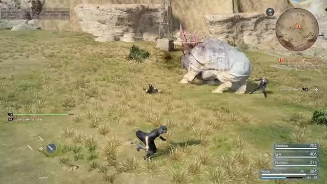 Final Fantasy XV : Combat de boss sur PC