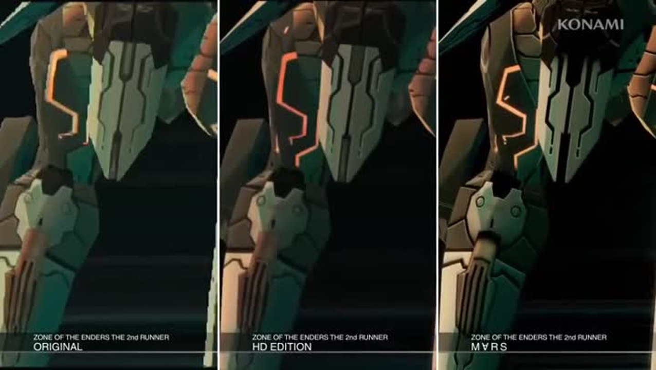 ZONE OF THE ENDERS The 2nd Runner MARS Comparison Trailer