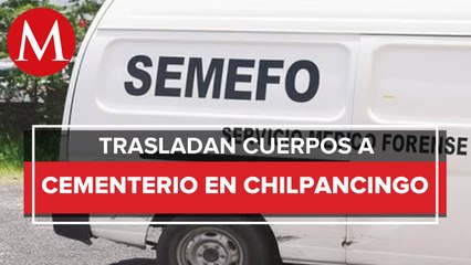 En Guerrero trasladan 20 cuerpos al cementerio estatal forense