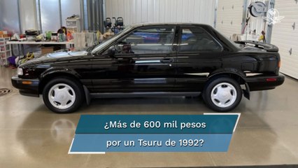 A subasta este Nissan Tsuru por más de 600 mil pesos