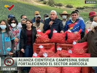 Min. Castro Soteldo: A través de la ciencia se incrementará la producción de semilla de papa en el país