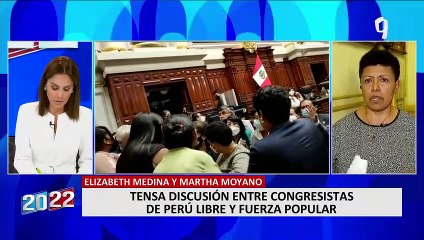Martha Moyano: "Sabemos que no se va a llegar a los 87 votos de la vacancia"