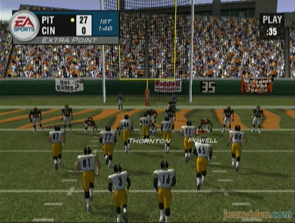 Madden NFL 2004 : Match