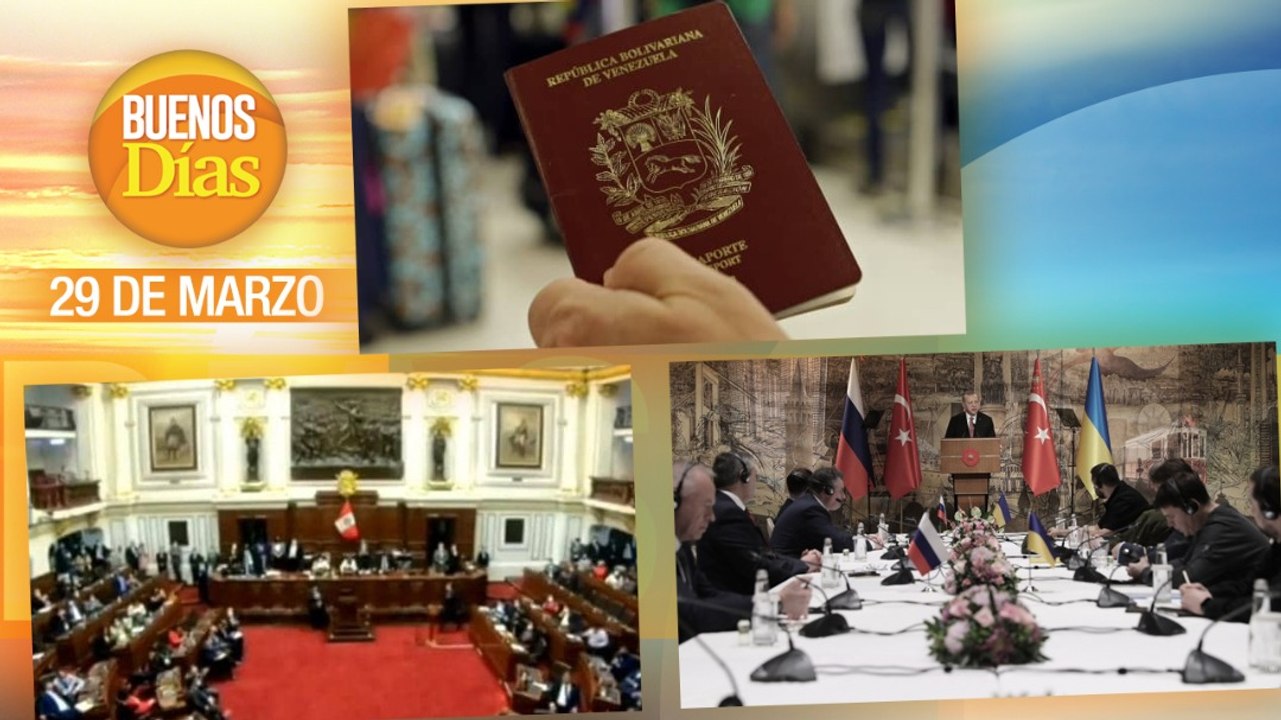 En Vivo | Noticias del Martes 29 de Marzo - Retoman negociaciones entre #Rusia y #Ucrania - Buenos Días